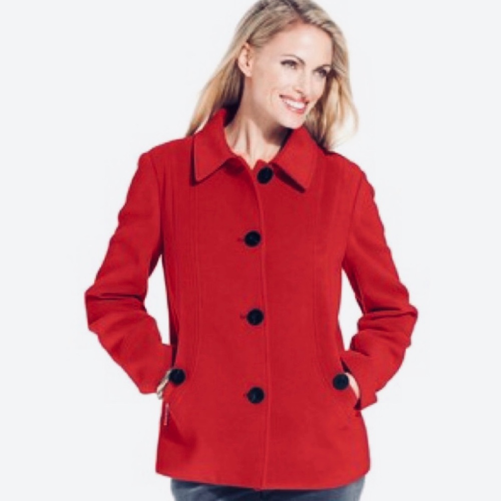 JM Collection Single Breasted Coat